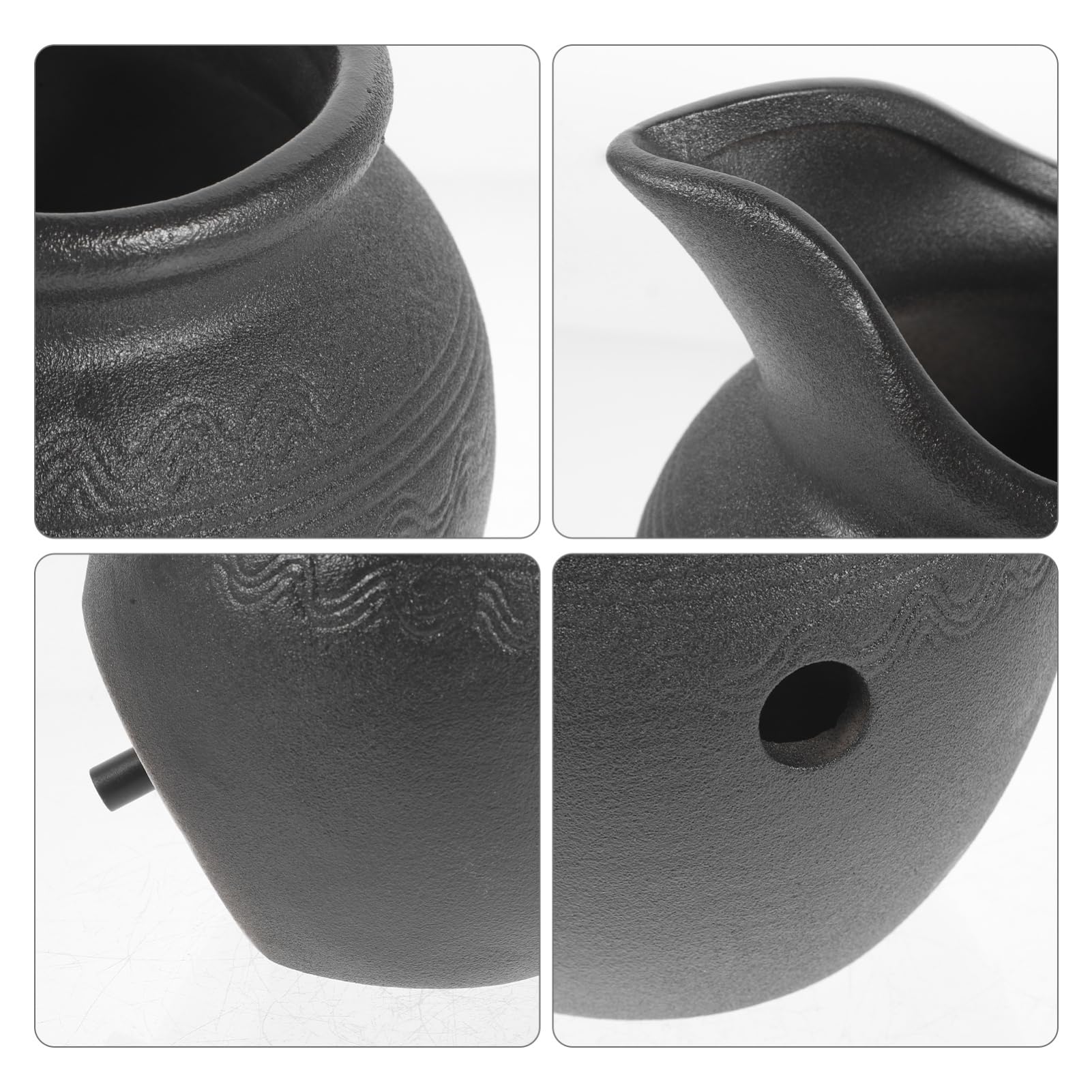 SUPVOX Fontana da Giardino Solari in Ceramica, Vaso Cascata Circolazione Dell'acqua, Decorazione per Giardino e Balcone, Vaso Decorativo