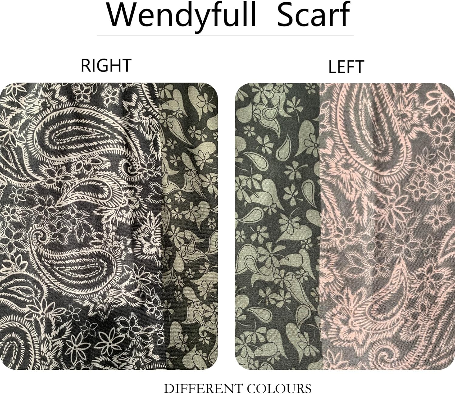 Paisley Pashmina Feel Shawls Wraps for Women Rave Scarf Soft Silky Exotic Boho All Seasons - Image 6