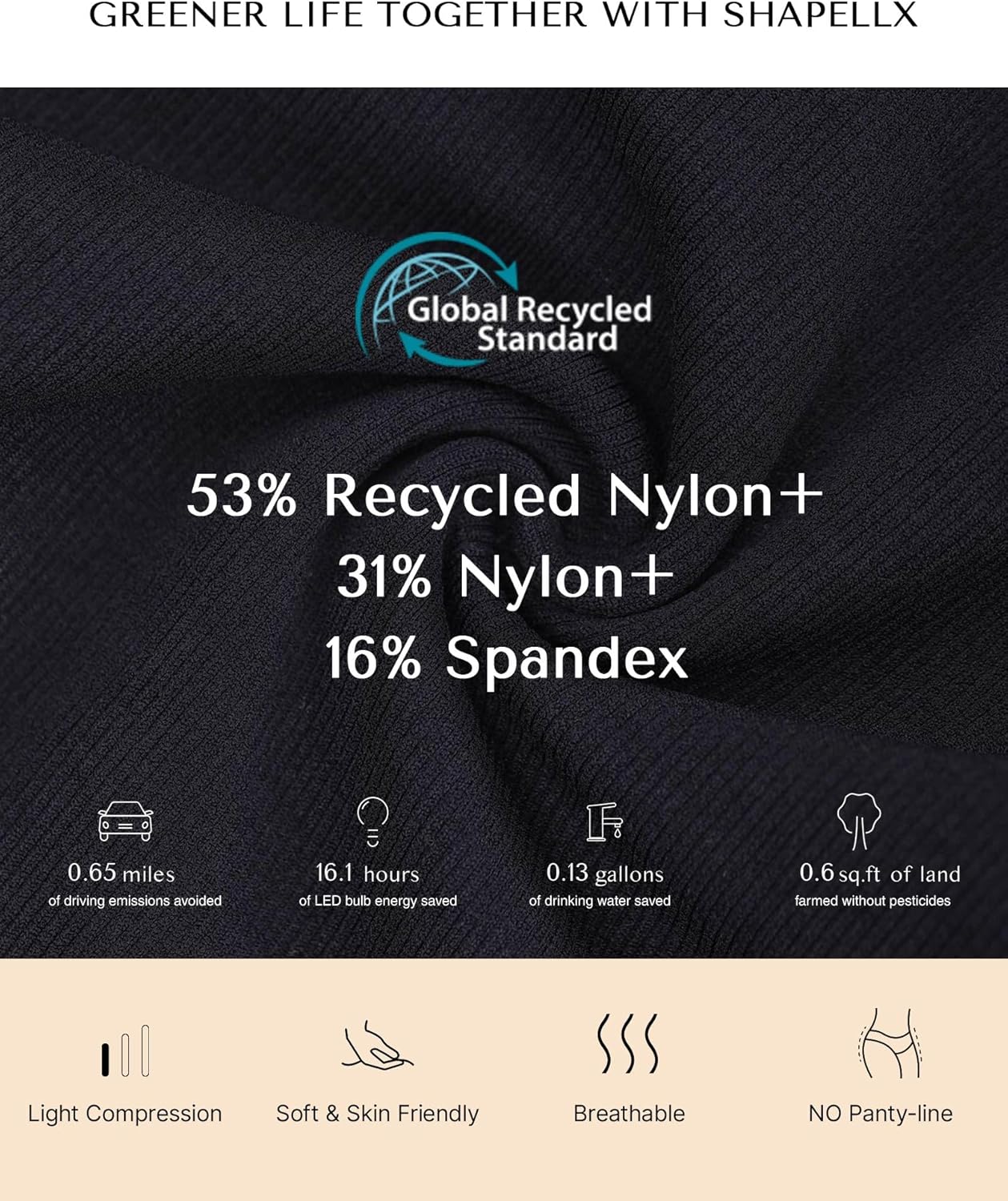 SHAPELLX Shapewear Tummy Control Seamless High Waisted Body Shaper Waist Slimming Thong Underwear Girdle Tummy Slimmer - Image 4