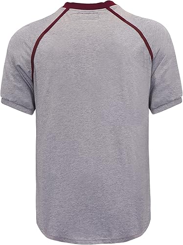 Miniatura 64 de BOCOMAL FR Shirts - Camisa ligera de 5.5 onzas de manga corta y resistente al fuego/ignífuga Gris jaspeado,Gris jaspeado oscuro,marino,Gris,Rojo