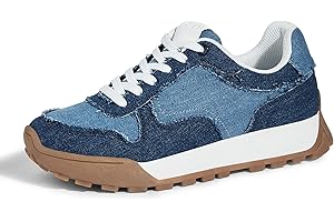 Stylish and Comfy Women's Platform Canvas Sneakers: Elevate Your Jeans, Shoes Style