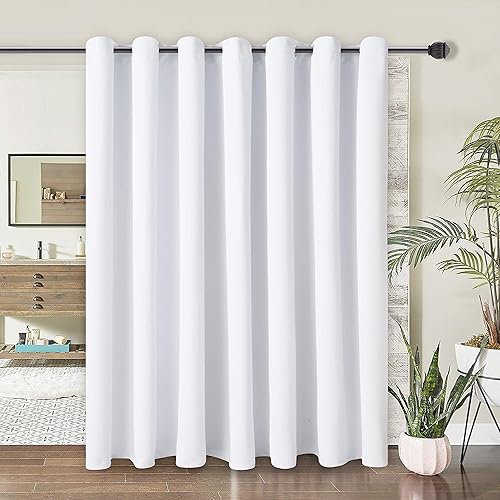 WONTEX Cortinas blackout, división de habitación, para dormitorio y sala de estar, 1 panel