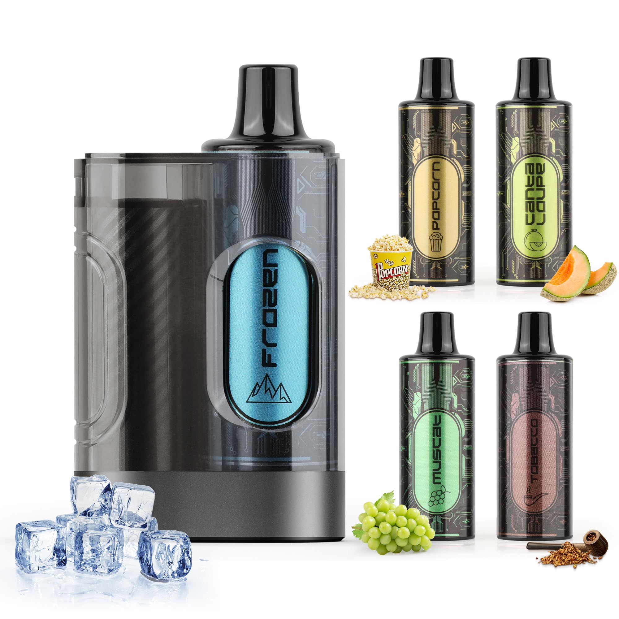Amazon | ARASHI 電子タバコ vape シーシャ 25,000回吸引回数 大容量 