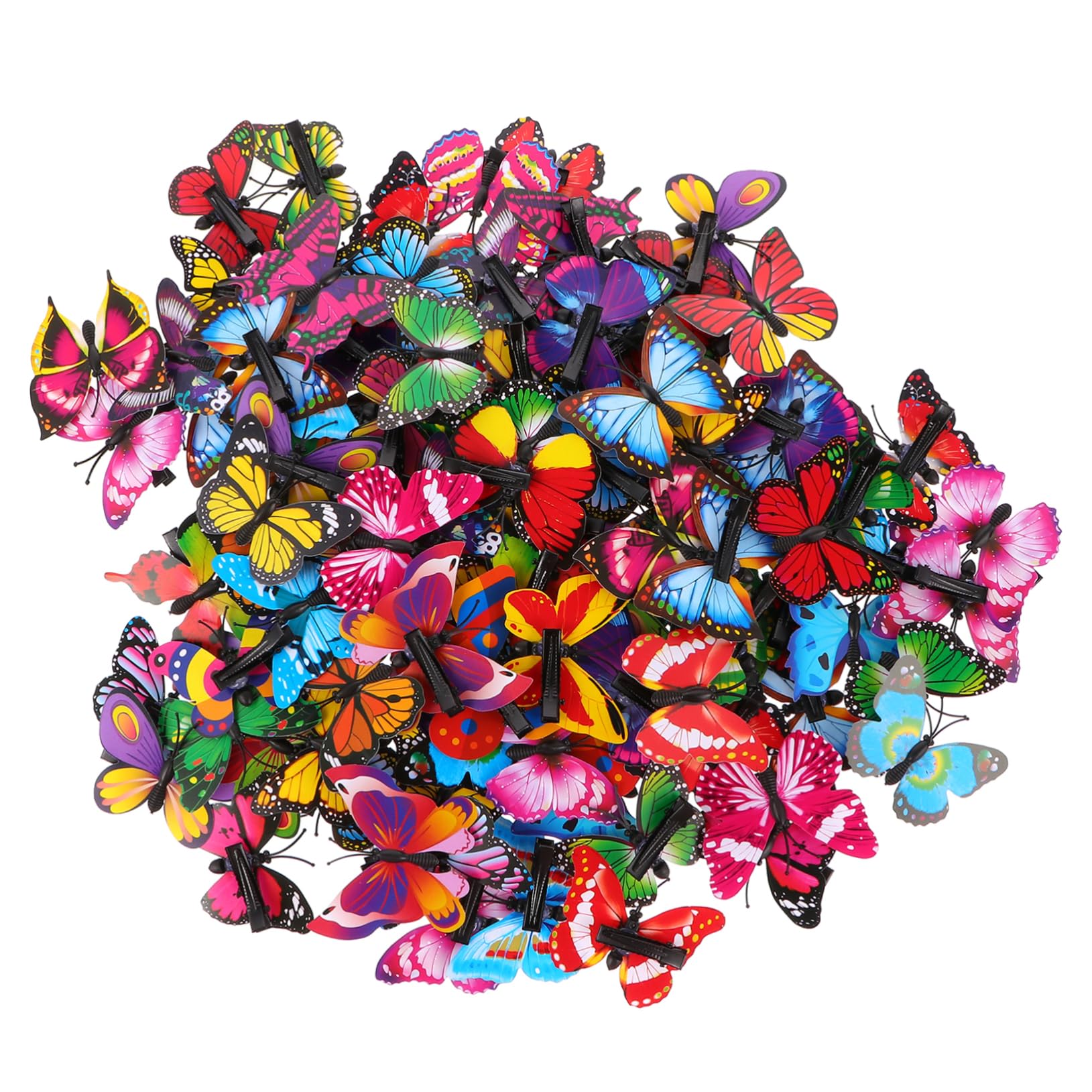 Mariposas con clips para decoración de pared en habitaciones infantiles y fiestas