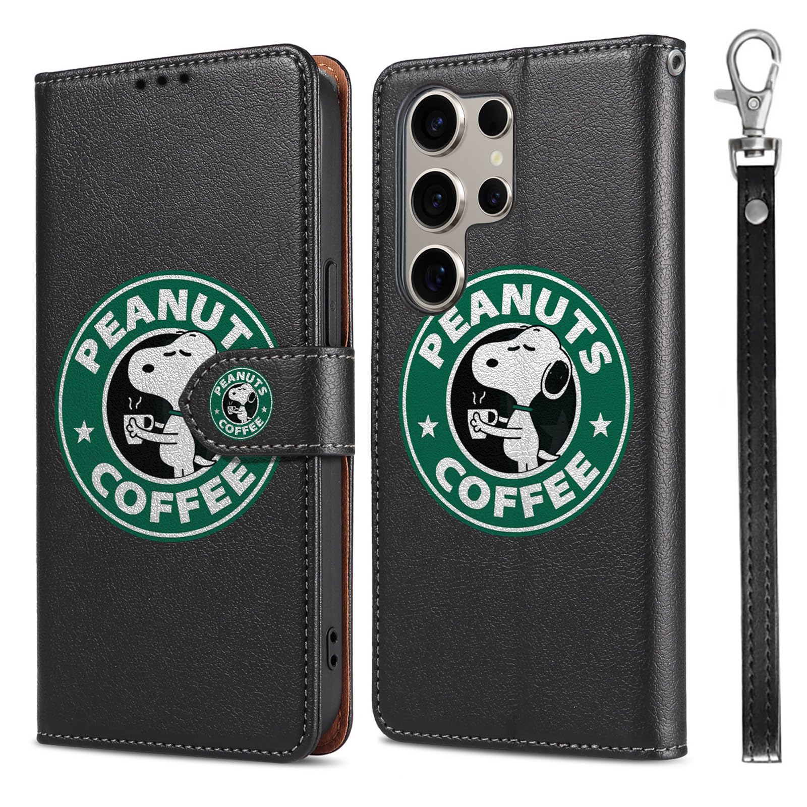 galaxy s24 ultra ケース 手帳型 可愛い 薄型 ギャラクシーs24 ultra ケース 手帳型 おしゃれ かわいい ギャラクシー s24 ultra ケース 手帳 カード収納 スマホケース カバー 耐衝撃 スタンド機能 携帯カバー 全面保護 PUレザー 肌触り良い 軽量 ストラップホール付き ブラック, WOEOFK9