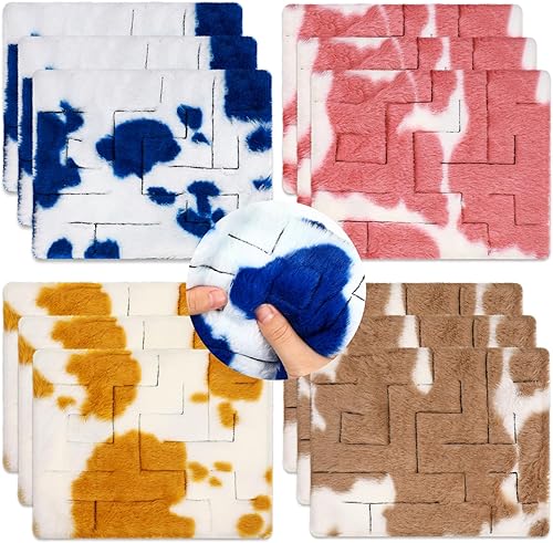 Miniatura 1 de VitalCozy Tapete de laberinto de mármol de 12 piezas, juguetes para aliviar el estrés, juguetes sensoriales para aliviar la ansiedad, tapete