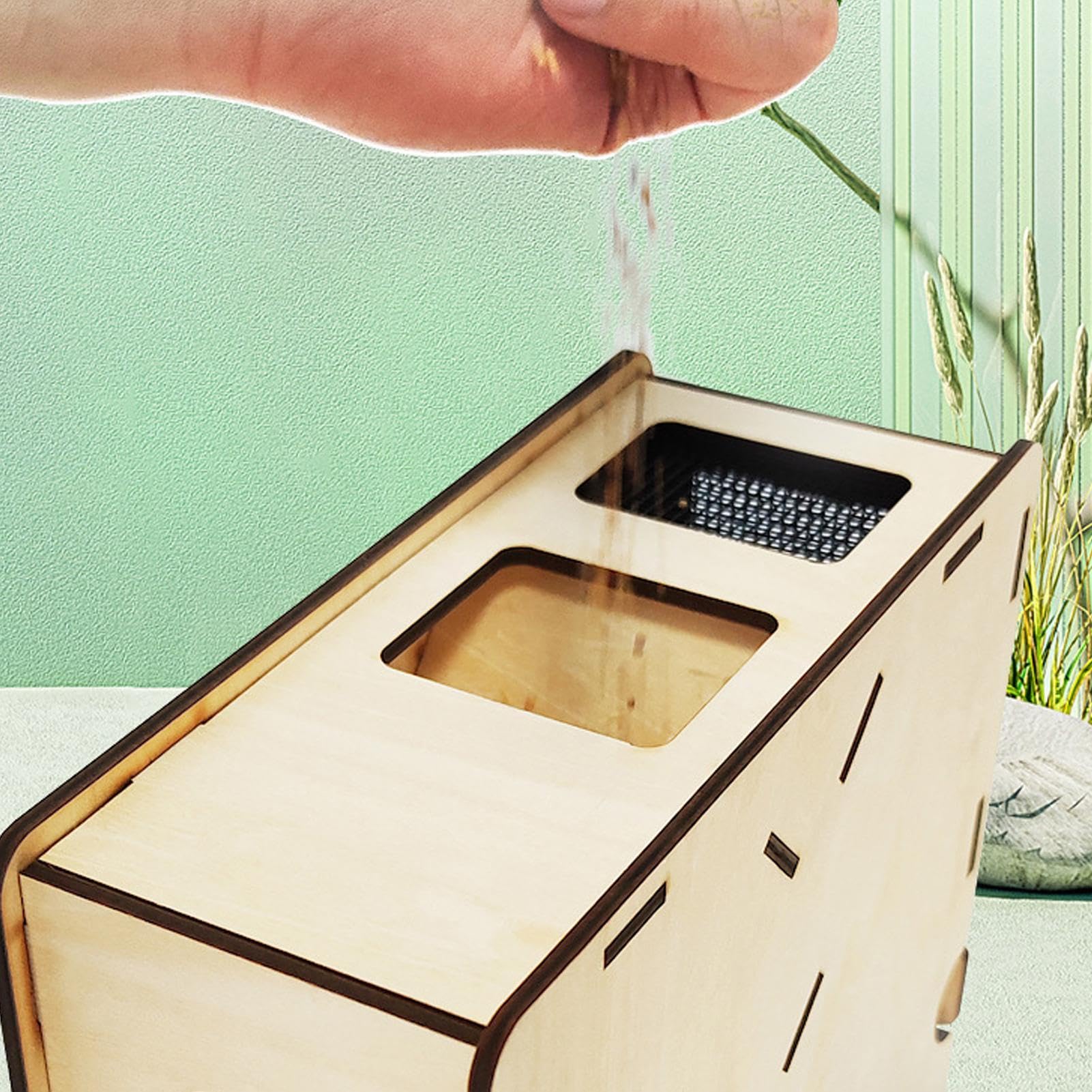 Máquina de soplado de Granos para alimentación de pájaros, Separador de cáscara soplada,Máquina aventadora de Granos Ajustable Máquina divisora de Granos | Máquina sopladora de Paja para