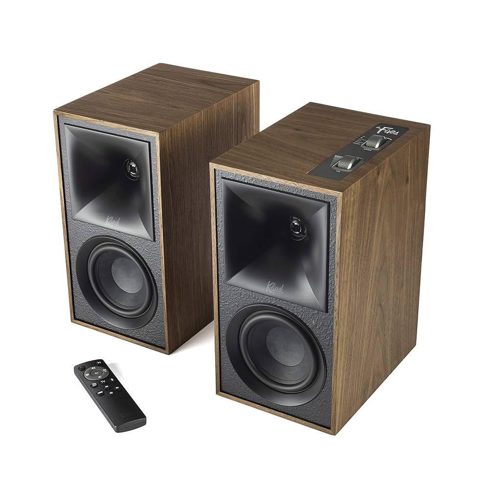スピーカー・ウーファー Klipsch the fives Amazon.com: Klipsch The Fives Powered Bookshelf Speakers