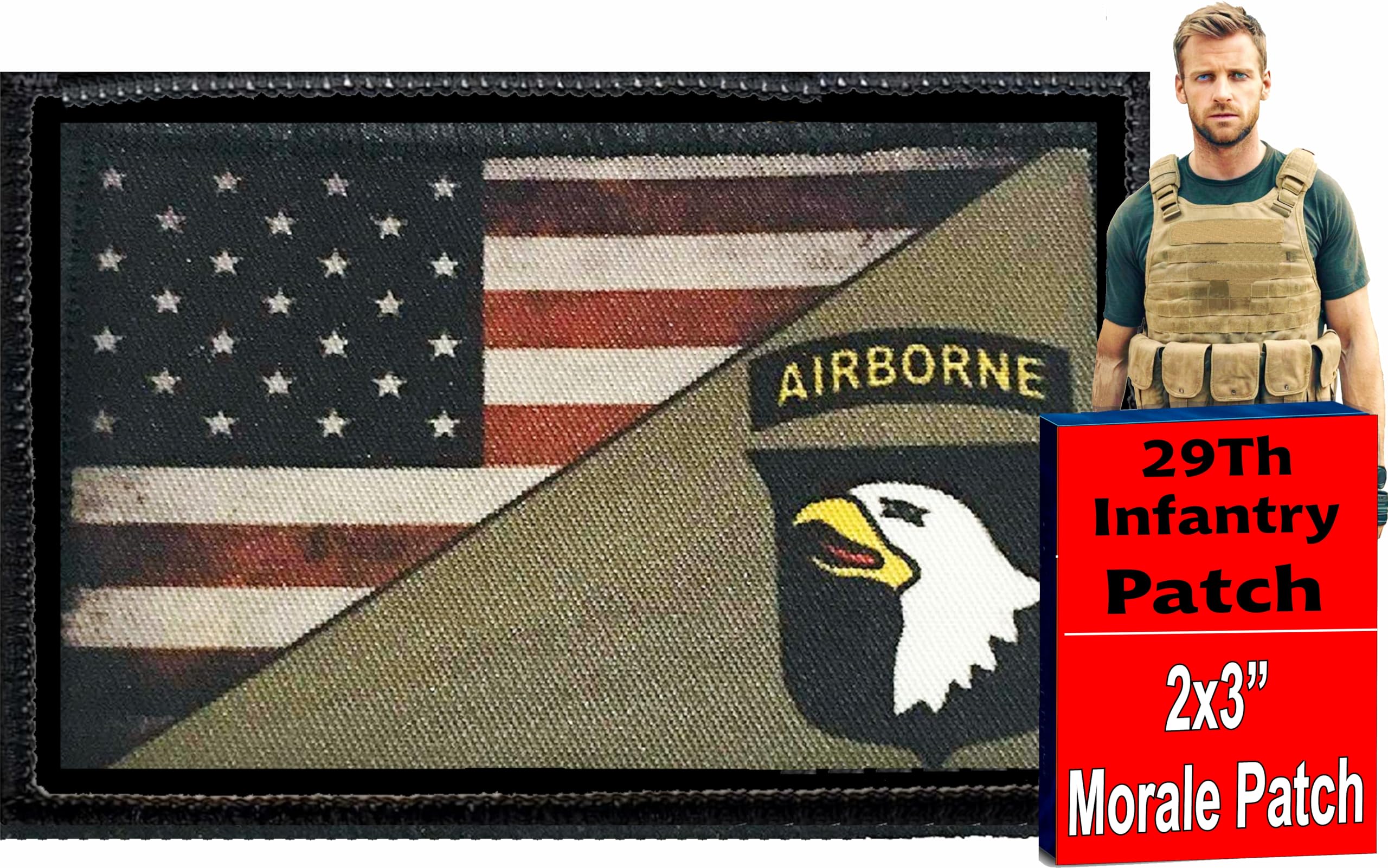 Poster Velcro Patch - 101st Airborne Division Screaming Eagles