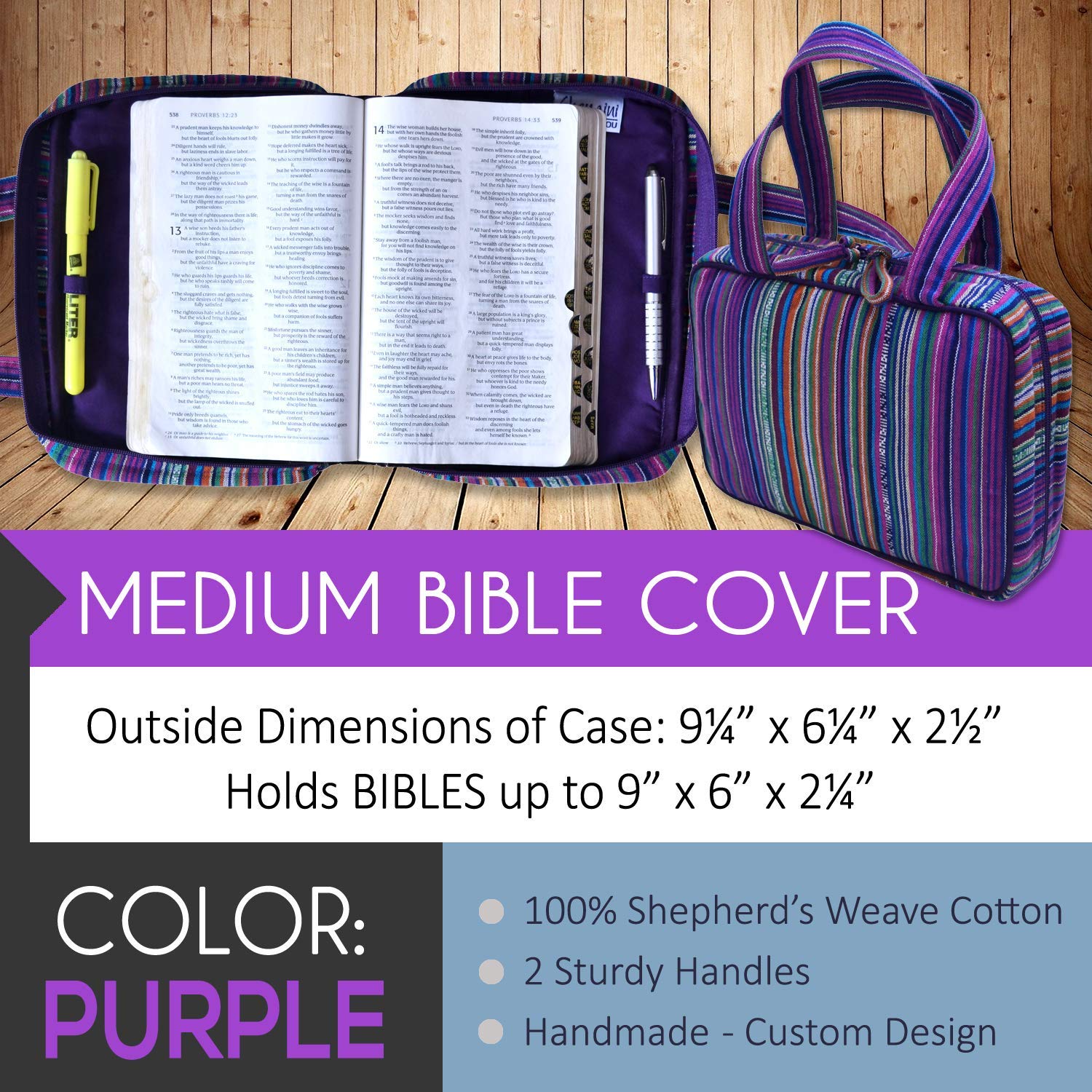 Bible Covers for Women & Girls Bible Carrying Case SmallMedium