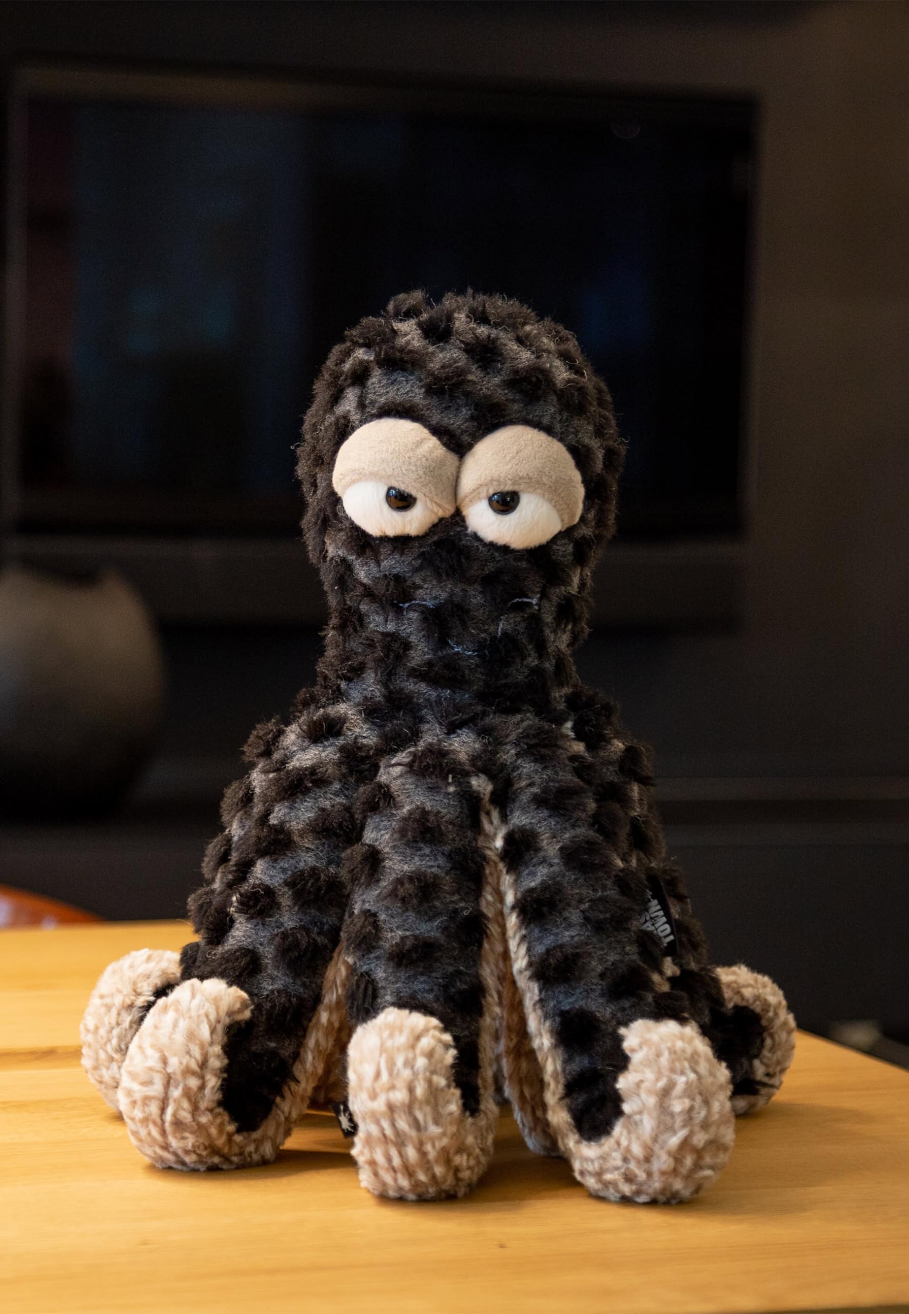 SIGIKID 39638 Deep Water Dandy BeastsTown Oktopus für Mädchen Jungen und Erwachsene Kuscheltier empfohlen ab 2 Jahren Grau-Schwarz/Oktopus