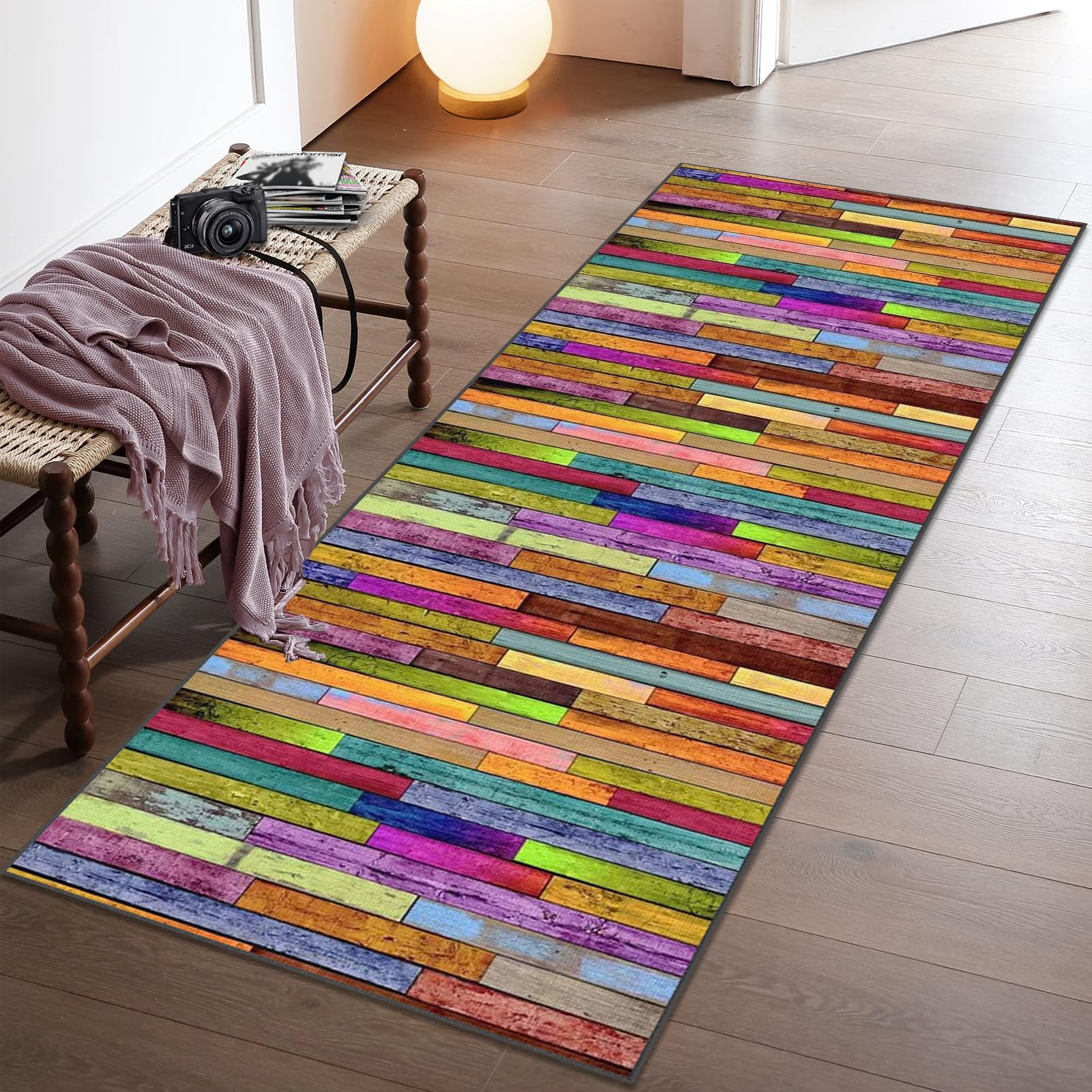 Non Slip Kitchen Runner Rugs Carpet Runners for Hallways Long Hall Carpet Runners Washable Carpet Floor Mat Entrance Runner for Hallway Entryway Absorbent Area Rugs for Laundry Room 70 x 500 cm