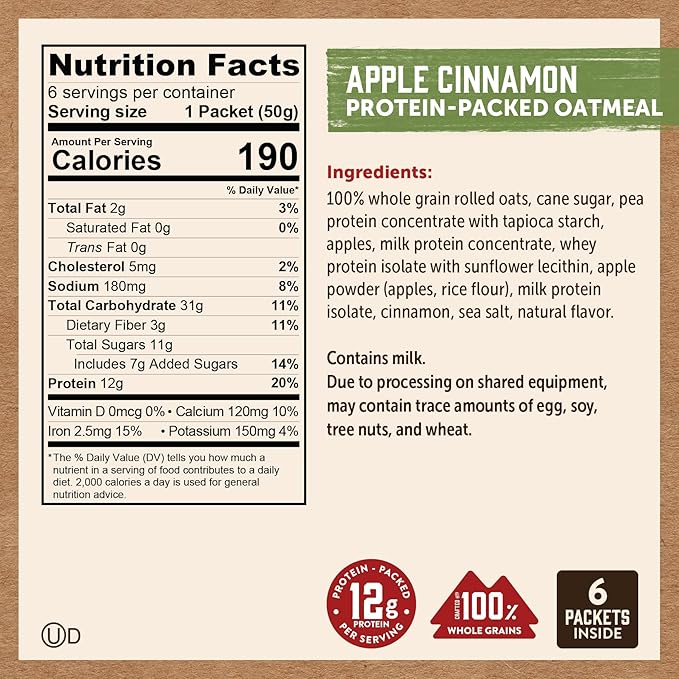 Kodiak Cakes Avena Instantánea Variety Pack - Alto en Proteína - 24 Sobres miniatura 2