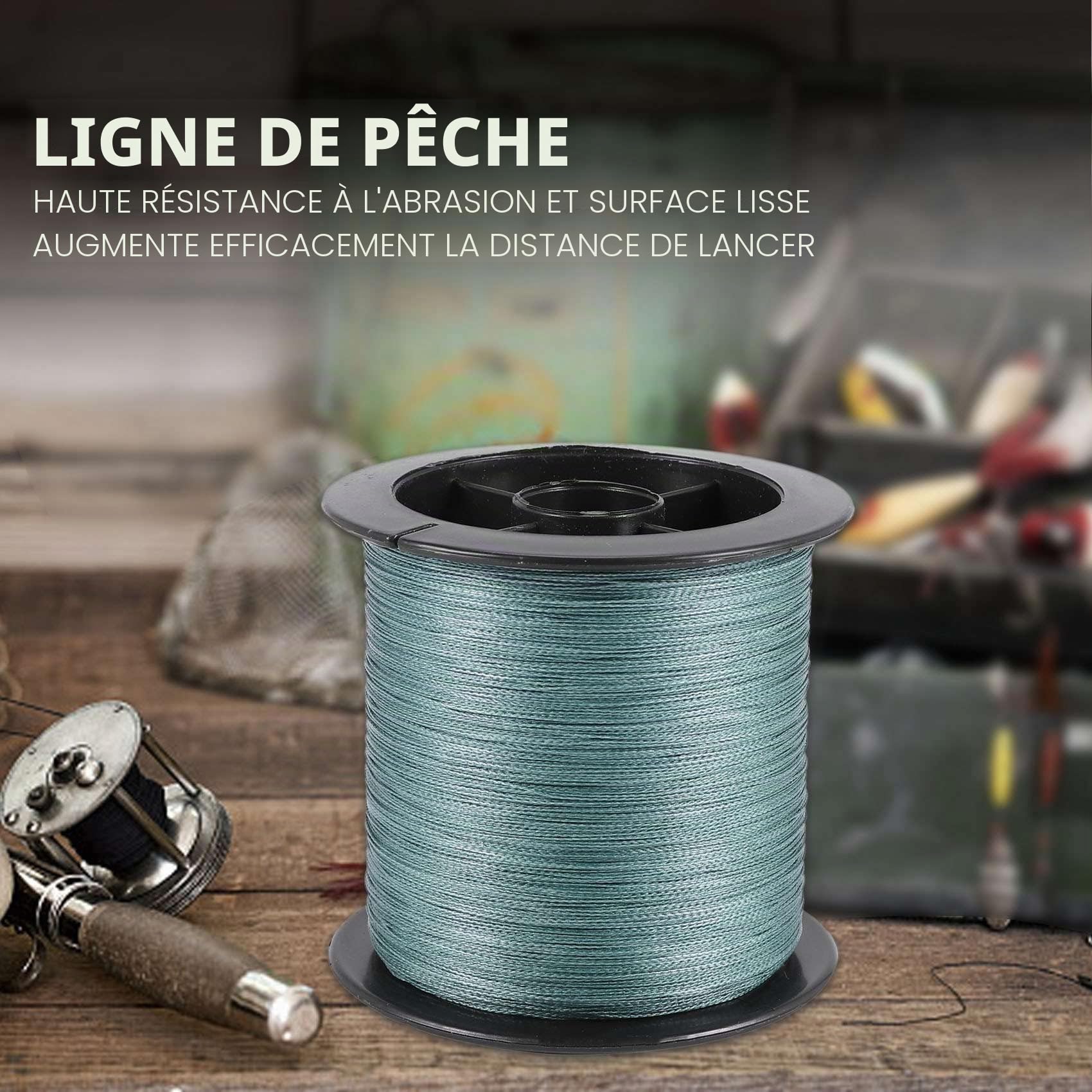 Fil Nylon Tressé Smallterm 30 Lb – 300 M, 11 Kg – Pour Les Pêches Qui Envoient Du Lourd !