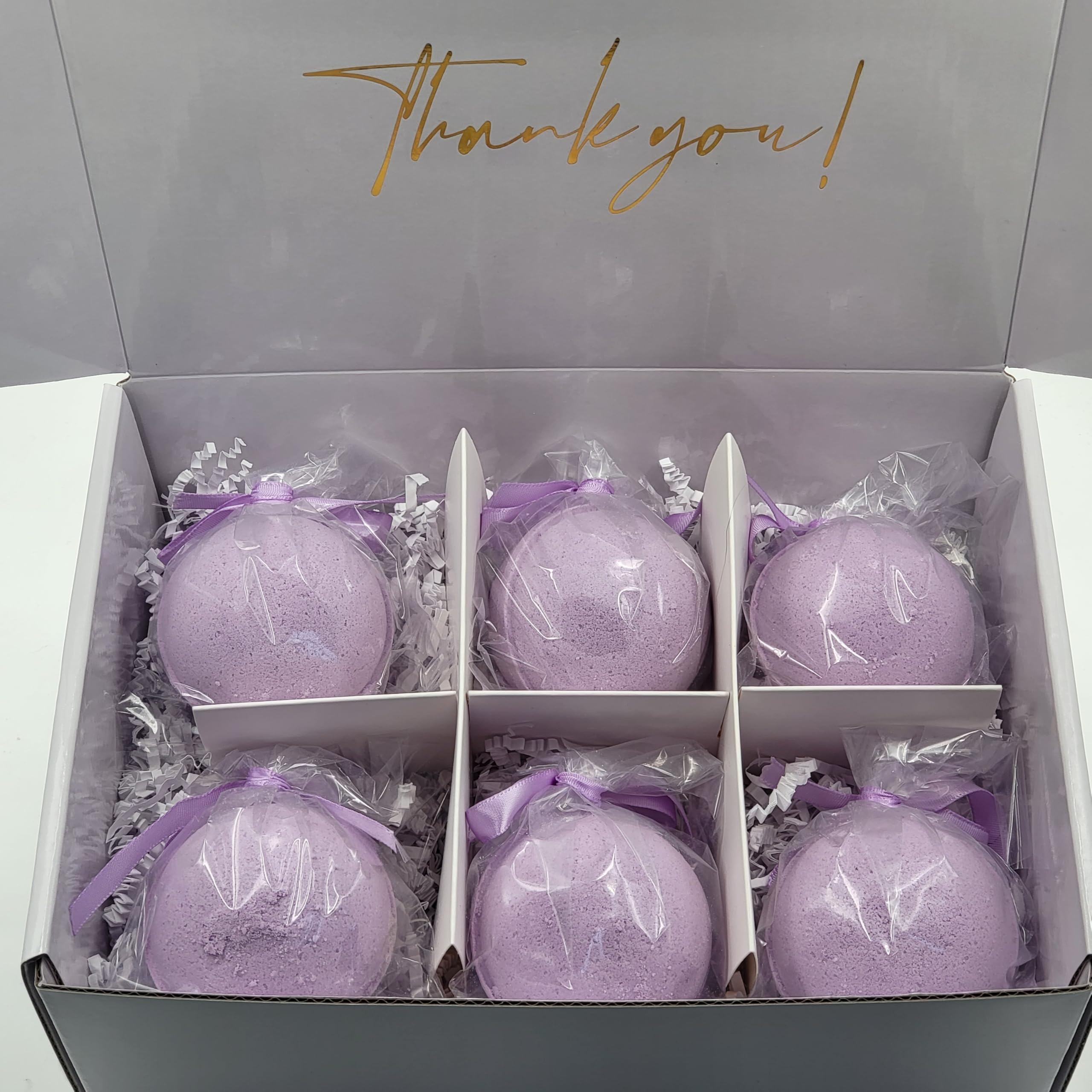 6 Luxury Bath Bomb Fizzies for Men and Women, XL 5 oz, US Made with Shea Butter, Vegan, Organic, Relaxing, Ultra Moisturizing, Great for Dry Skin, Giftable Box (Peach)