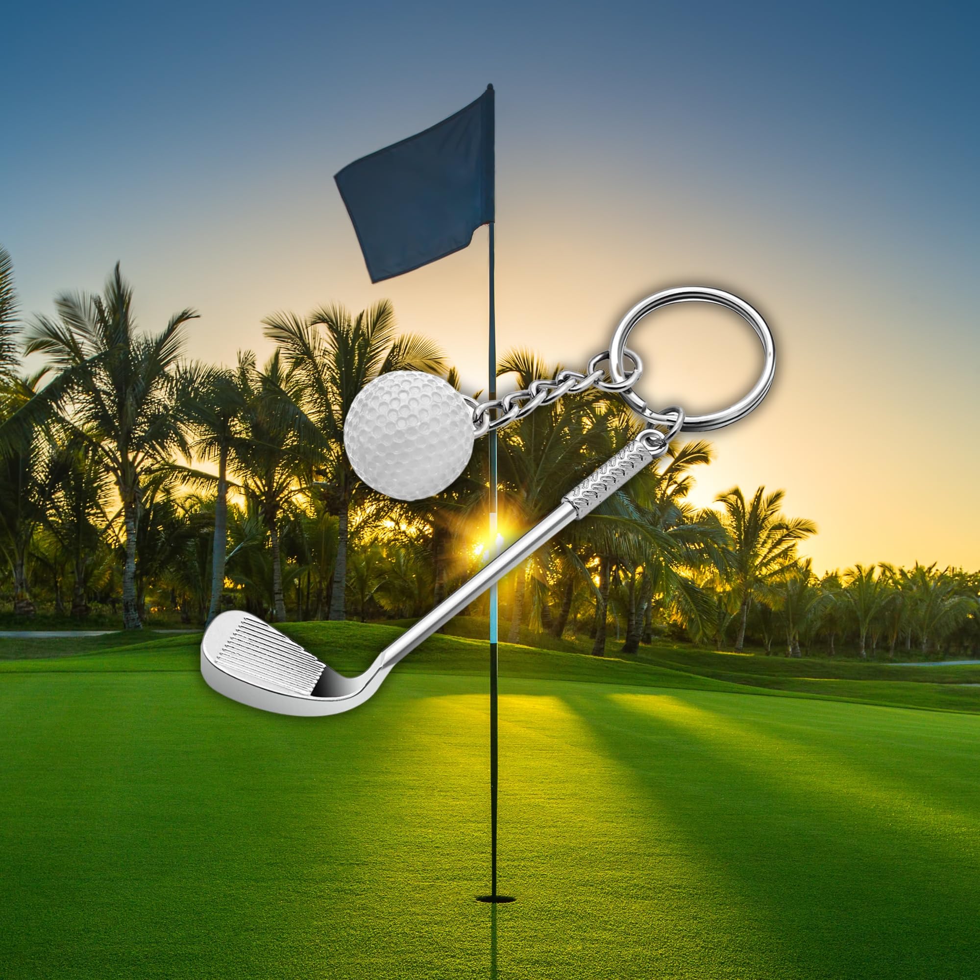 Llavero Golfista, Llavero jugador Golf, KeyChain Golf, 1 Unidad - imagen 6