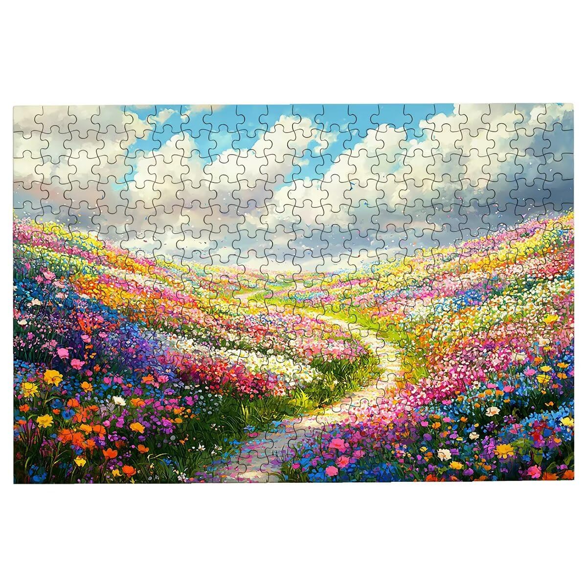 Puzzle 4000 sztuk kwiatów, puzzle dla dorosłych, drewniane puzzle kreatywna rozrywka, zabawa, klasyczne puzzle edukacyjne z wysokiej jakości opakowaniem pomysł na prezent dla kobiet wystrój domu -3380
