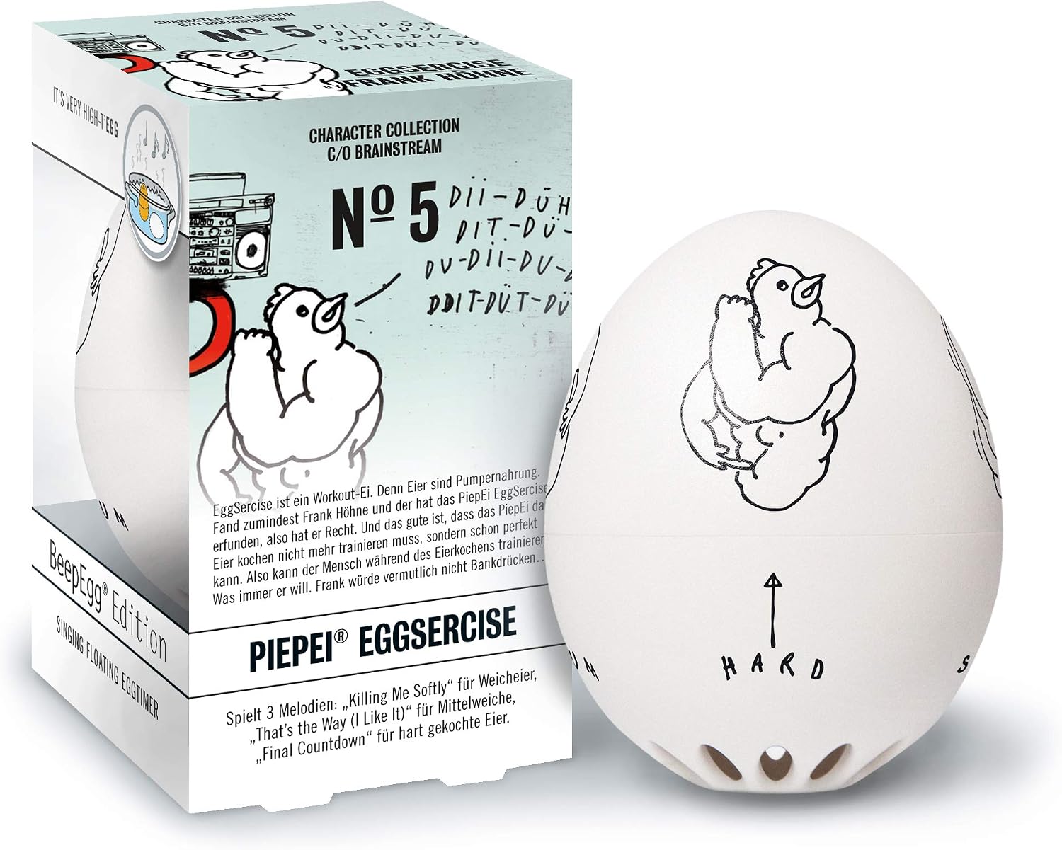 PiepEi No. 5 Eggse Rcise/Character Collection Höhne/White France (Killing Me Softly/That's The Way I Like It/Final Countdown)