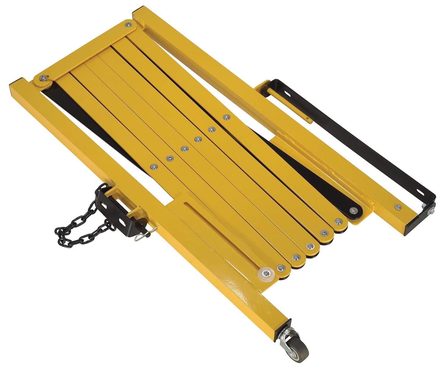 Vestil ALEXGATE-30-W Aluminum Expand-A-Gate Wall Mount 2-3/4 In. x 20-5/16 In. x 38-5/16 In. Yellow