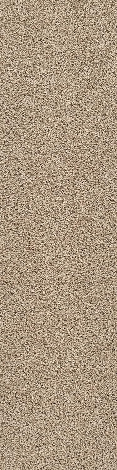 Floorigami, Carpet Diem, 9 in. x 36 in. Cut Pile, 0.68 in. Pile Height, Peel and Stick Carpet Tile, Polyester, (8 Tiles), (18 sqft/box) - - 