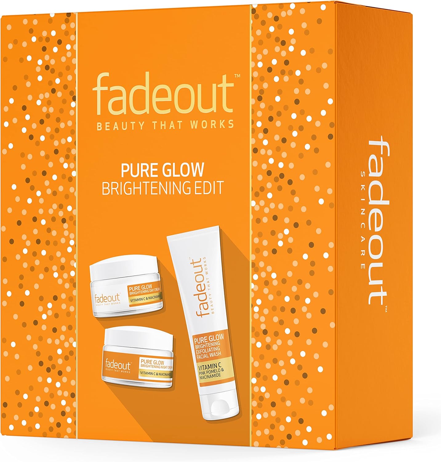 Fade Out Pure Glow Brightening Edit with Pure Glow Day and Night Creams