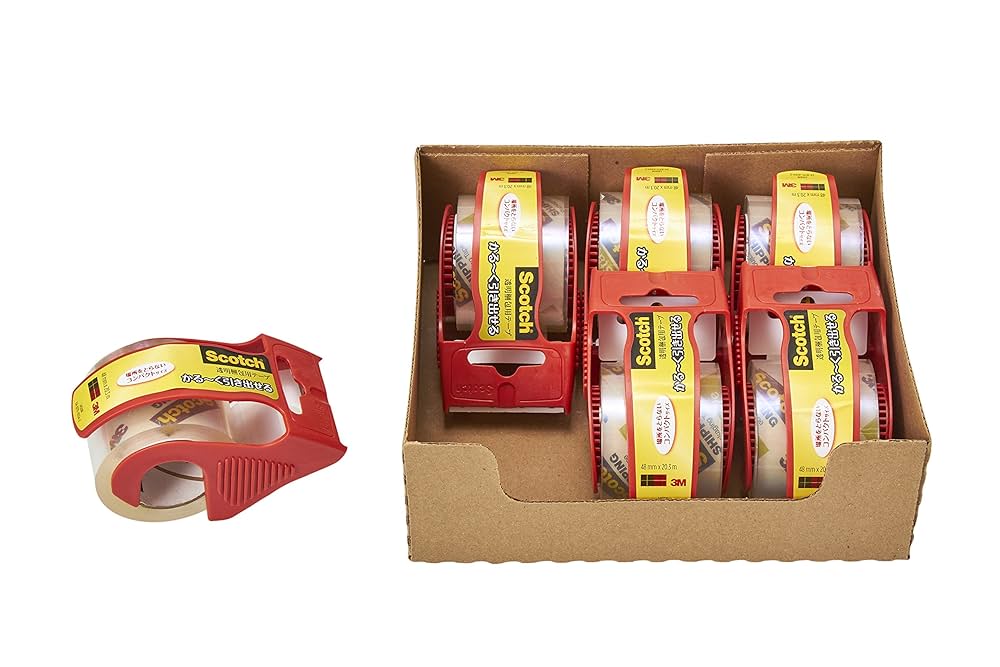 未開封品！ 3M SCOTCH スコッチ 梱包 ガムテープ 中軽量用 8巻パック Amazon.co.jp: 3M スコッチ ガムテープ 梱包テープ 中軽量用