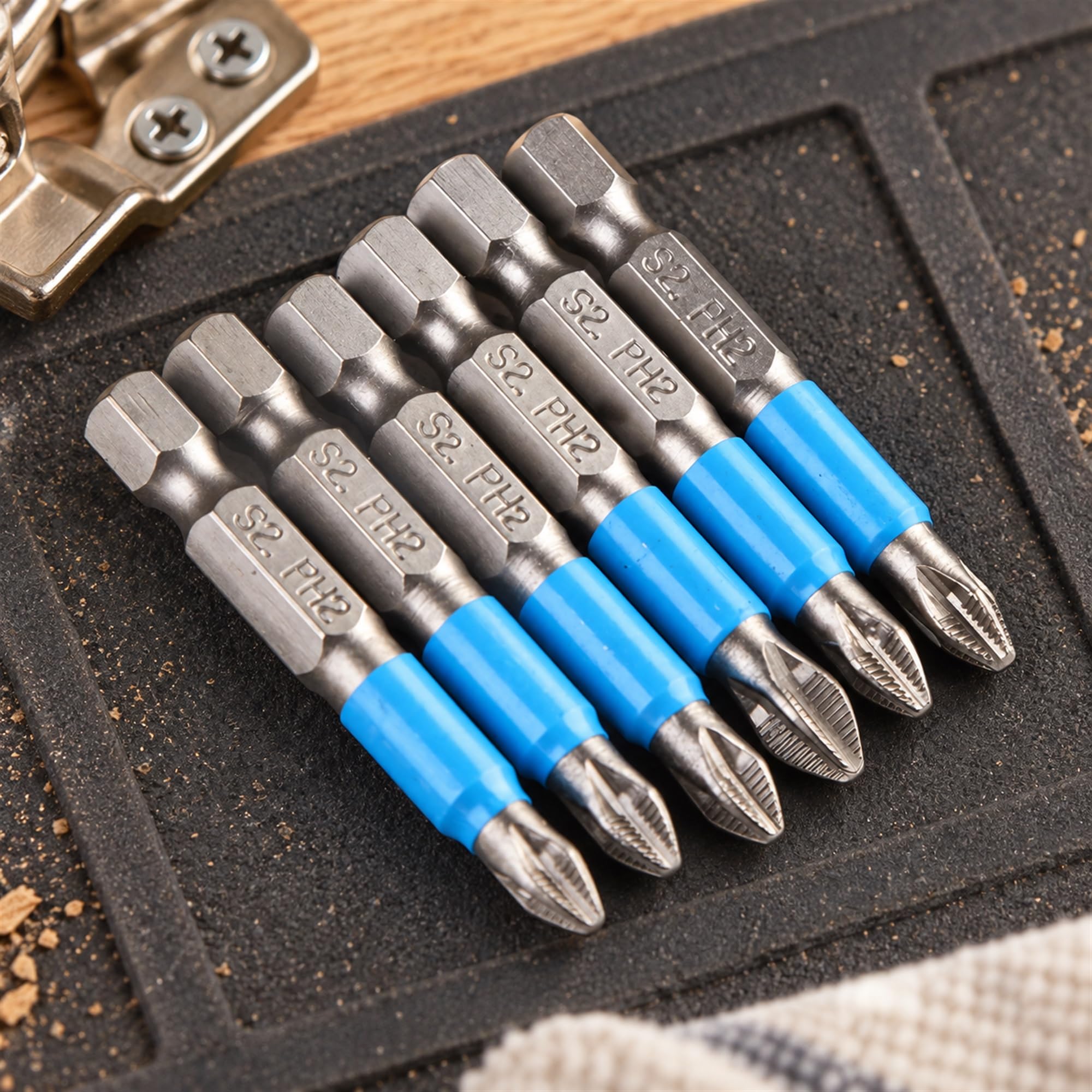 S2 Steel Magnetic Hex Shank Screwdriver Bits for Assembly and Maintenance, Fastening Tools for Everyday DIY Repairs