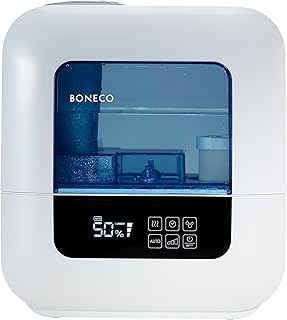 Boneco Humidificateur d’air nébuliseur U700 - Avec un mode de nettoyage particulier et un grand réservoir d’eau, pour une performance d'humidification élevée, blanc