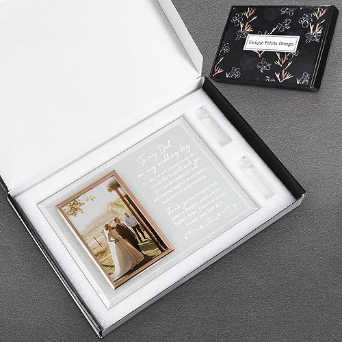 Miniatura 5 de Regalos para el padre de la novia de parte de la hija en el día de su boda, marco de fotos para papá, regalo de agradecimiento para papá