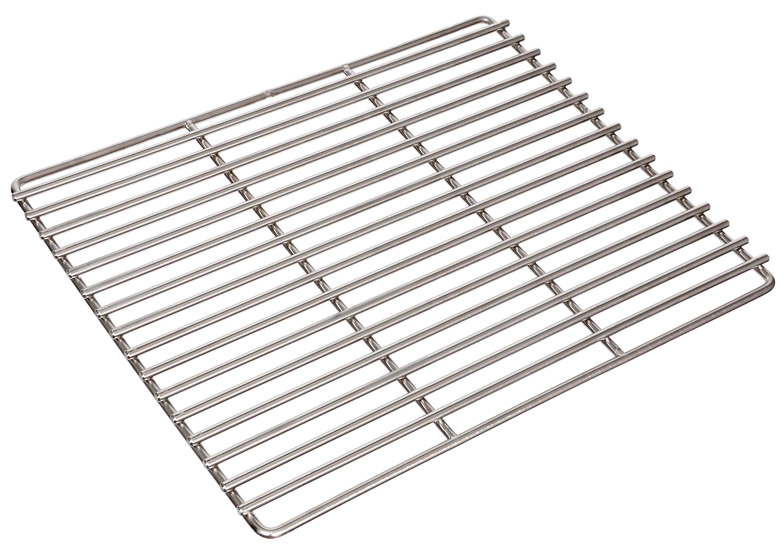 Massiver Grillrost Aus Edelstahl 304 – 41,5x26,8 Cm, 8 Mm Stäbe, Elektropoliert & Rostfrei