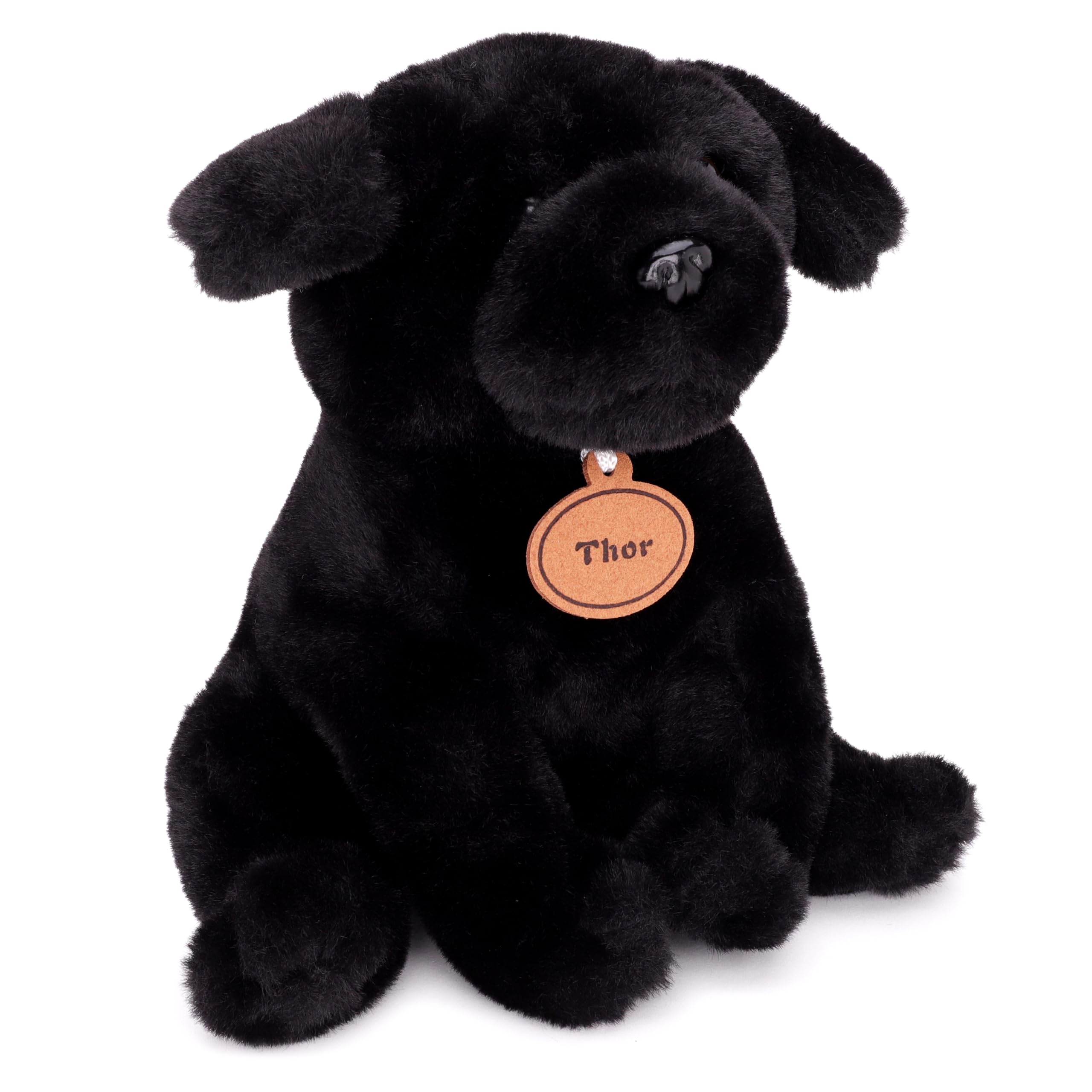 Aurora 31295 Mini Flopsies - Peluche Blackie Labrador, Morbido E Tattile, 20 Cm, Con Corpo In Bean Bag, Per Bambini Dalla Nascita, Colore Nero