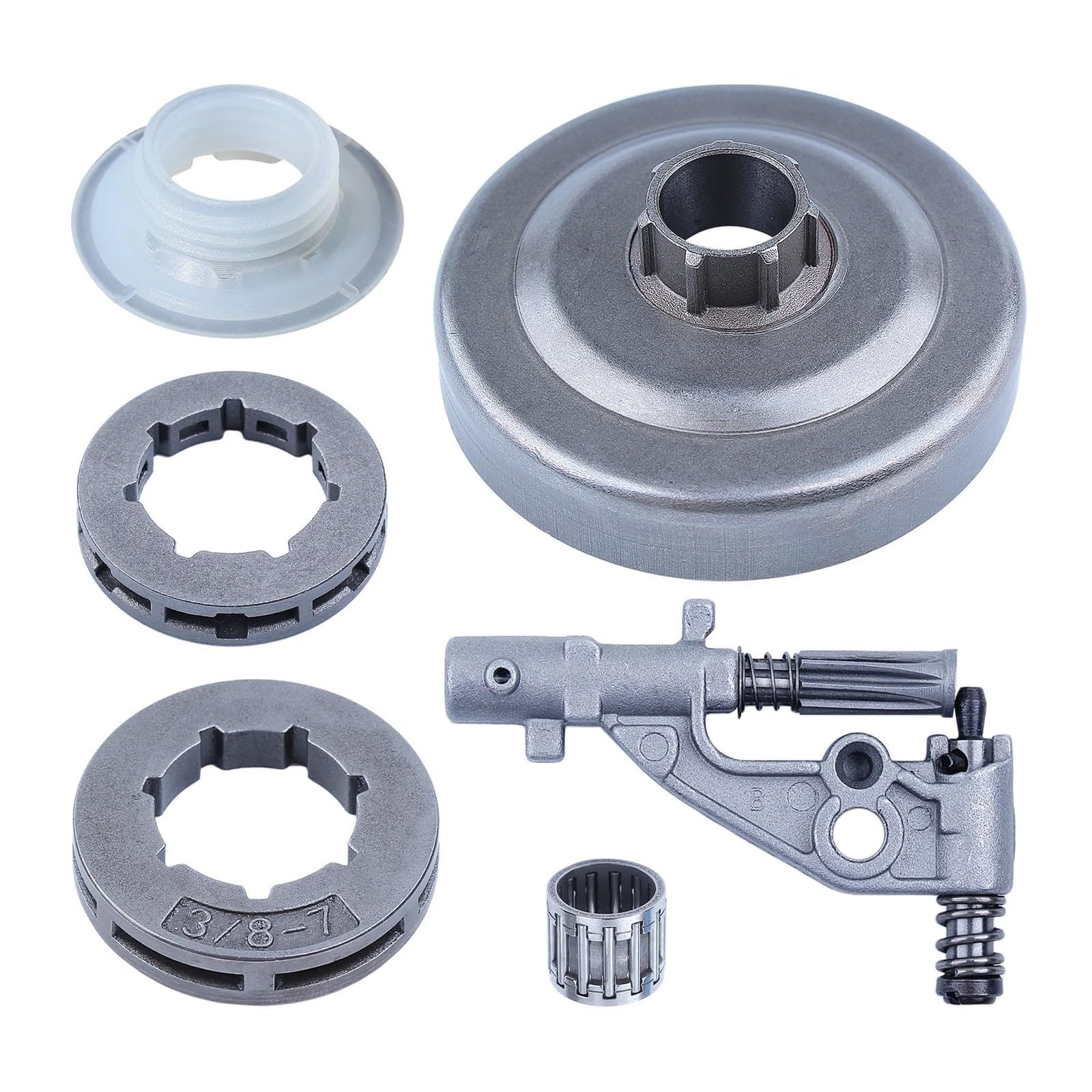 Kit de cojinete de Agujas for Rueda Dentada de Tambor de Embrague de Bomba de Aceite for Motosierra 357XP 359 357 XP, Repuesto de Repuesto