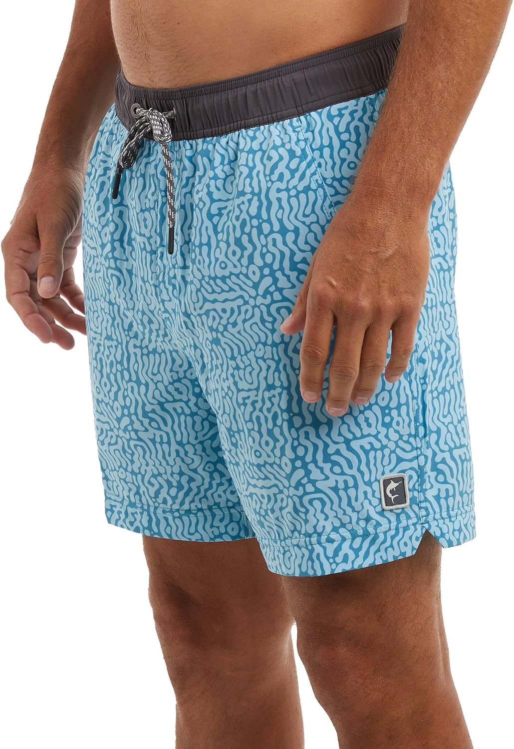 PELAGIC Leiday Elastic Waist Lined Shorts 17"