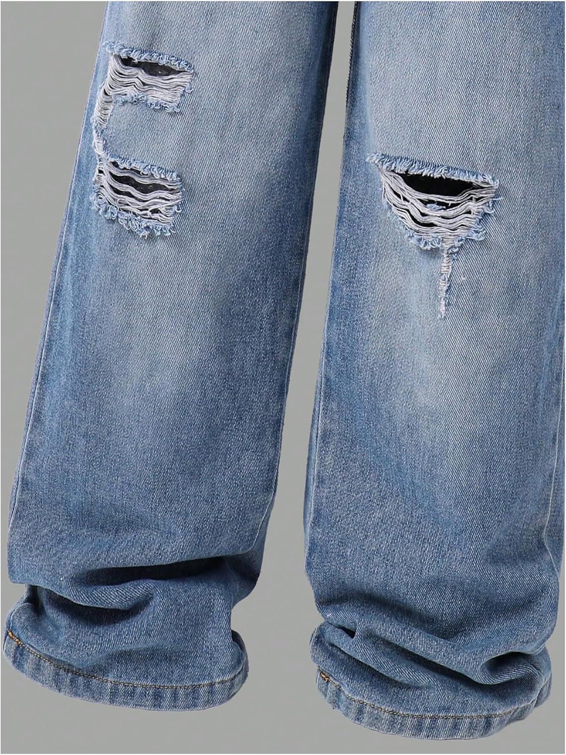 OYOANGLE Girl's 3 Piece Outfits Cami Top and Graphic Crop Hoodie with Ripped Jeans Set Fall Clothes - Image 5