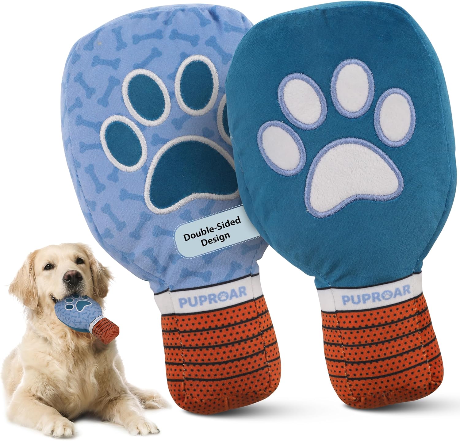 Juguete para perros Pickleball – Divertido juguete para perros y regalo de pickleball, paleta de felpa con chirriante y arruga