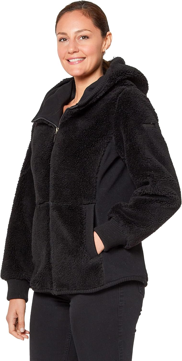 Koolaburra by UGG Women's Long-sleeve Hooded Outerwear Fleece Jacket