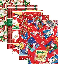 Gala 4483, Saco Metalizado, Natal Sortido, Multicolor, pacote de 50