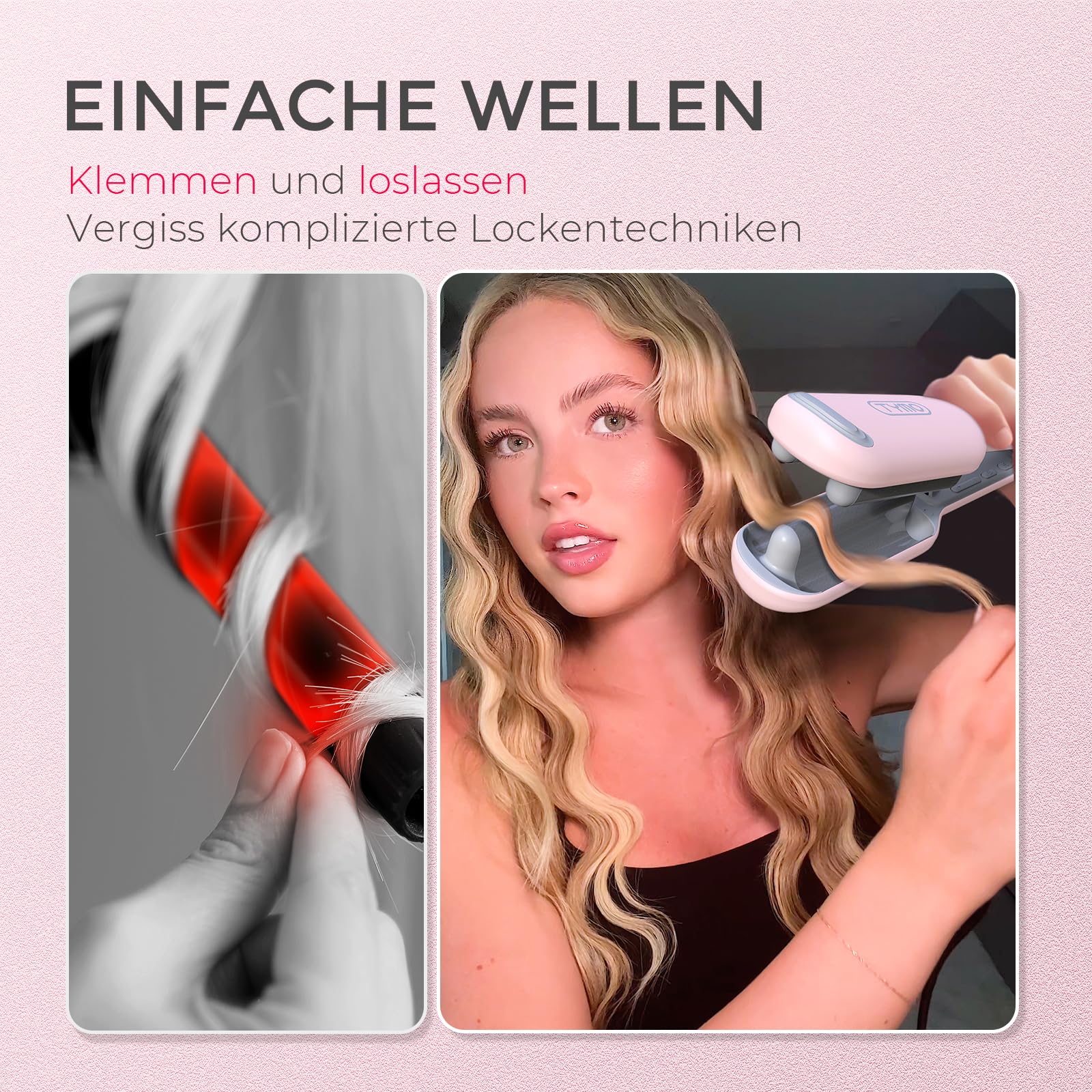 TYMO ROVY 32mm Welleneisen und TYMO ROVY Compact 25mm Welleneisen