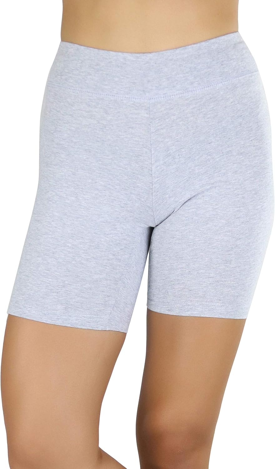 ToBeInStyle Women's Cotton-Spandex Blend 15" Outseam Shorts - Image 6