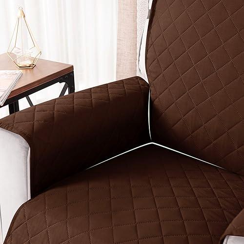Vista 74 de Chun YI. - Funda reversible para sofá, funda para sillón, fácil de instalar, lavable, cubiertas para sala de estar. Negro