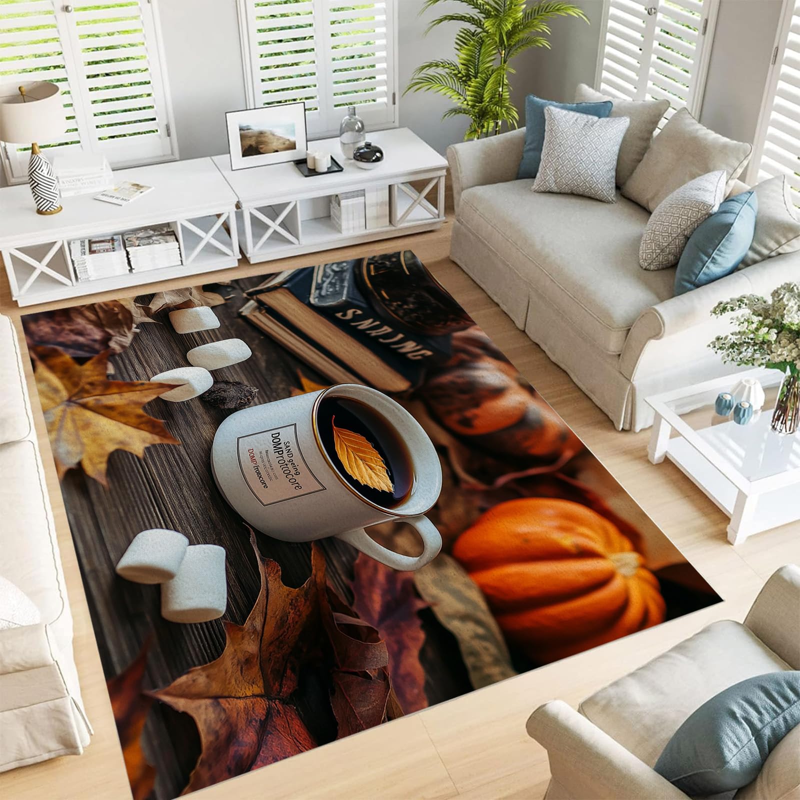 Tapis de salon douillet pour vos moments café et détente