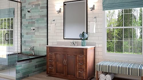 Miniatura 4 de Design House 560466 Torino - Toallero de pared para baño, níquel satinado