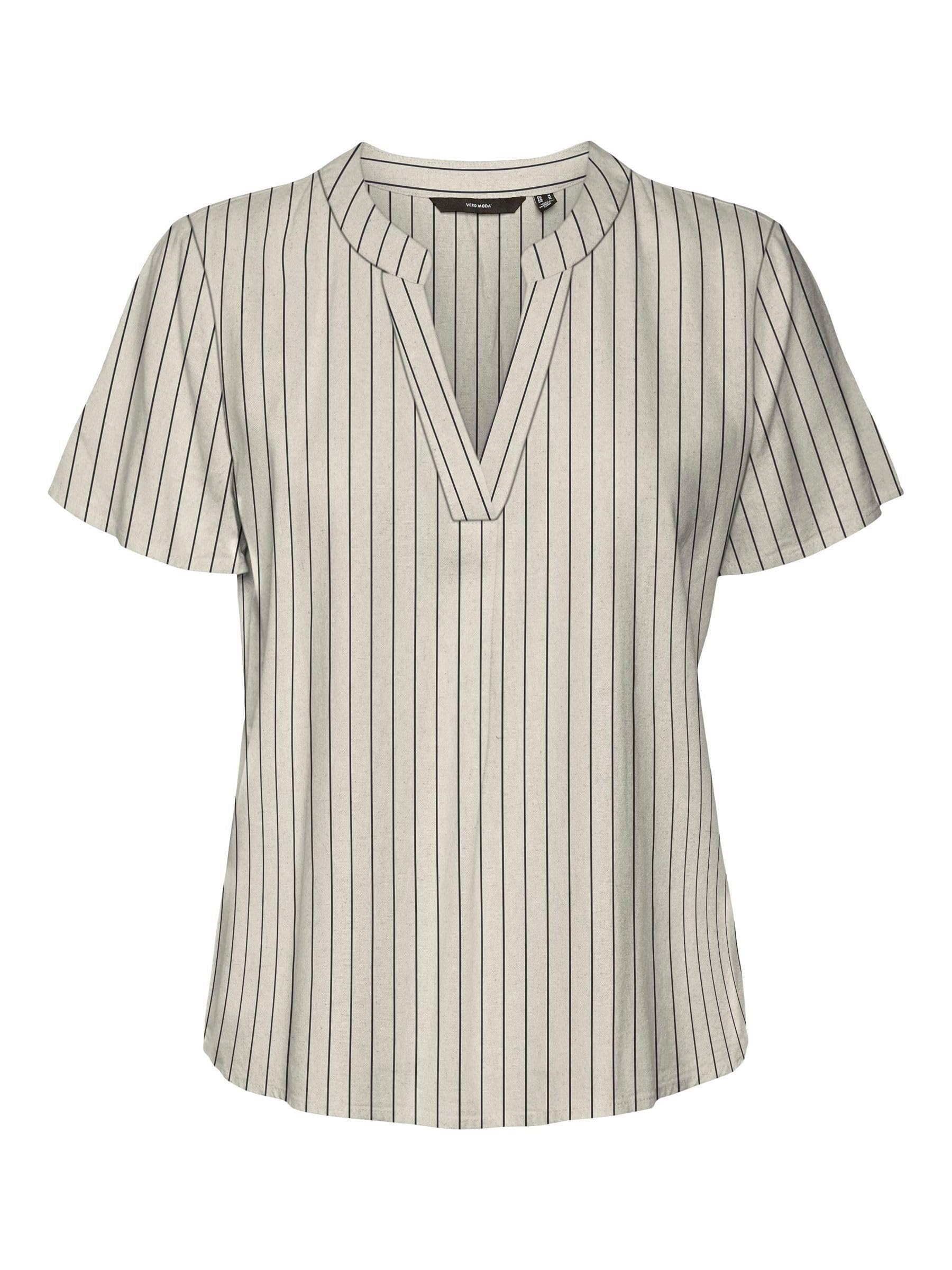 VERO MODA Vmmymilo Ss V-Neck Top WVN Ga Noos
