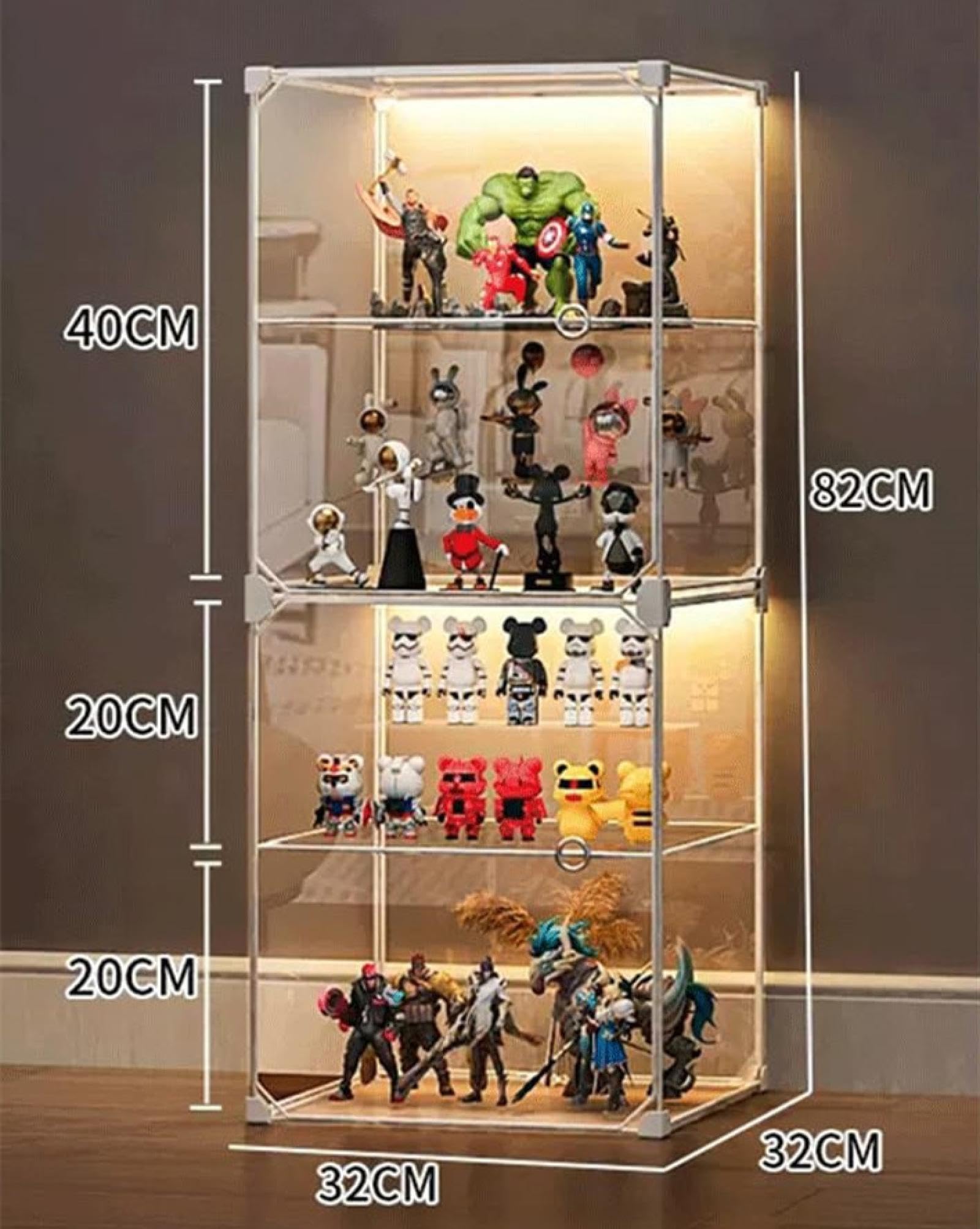Amazon｜フィギュアケース コレクションケース 大型