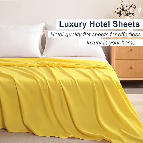 Vista 68 de BEDSUM Sábana encimera de microfibra tamaño individual, de lujo, 1800 hilos, resistente a las arrugas y a la decoloración, color blanco