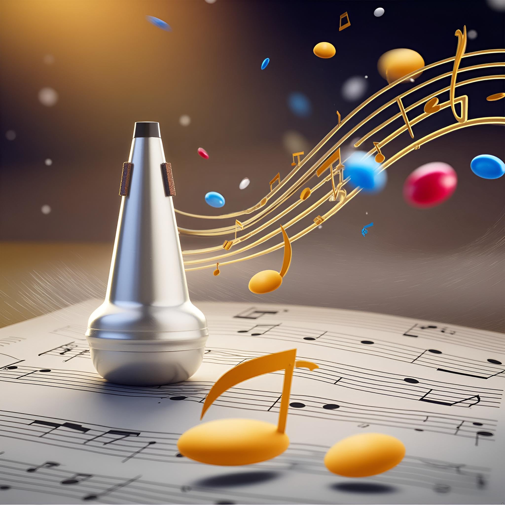 Dilwe Trombone Mute, Tenor Trombón Mudo Práctica Silenciador Instrumentos Musicales