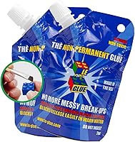 Vista 2 de Cola adhesiva temporal para LEGO, Mega Blocks, Nano Blocks, y más. ¡Ideal para niños! No tóxico! Fabricada en EE. UU.