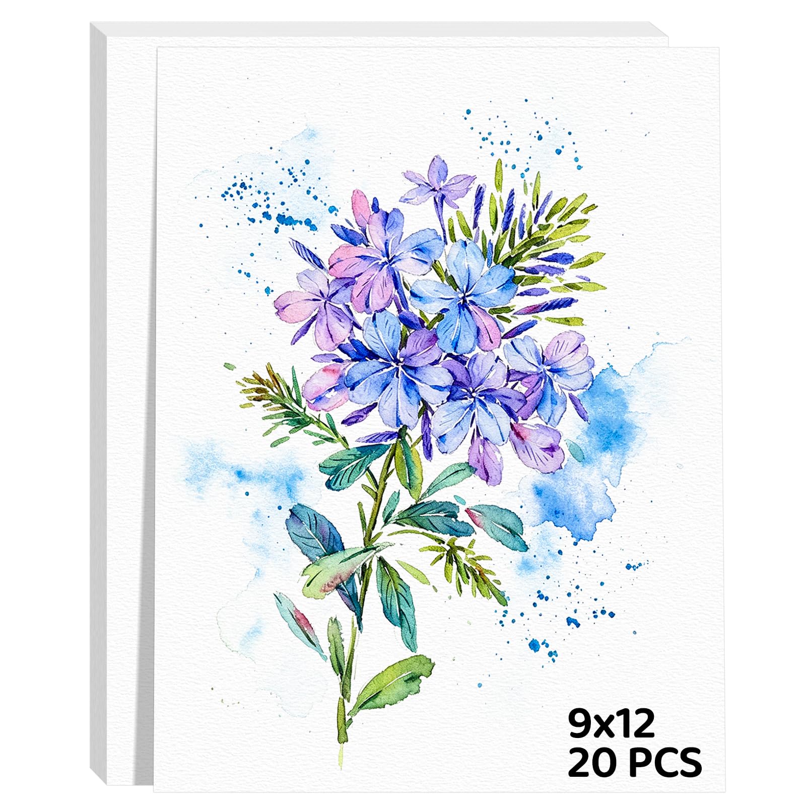 Watercolor Paper 8.5x11 - 30 Sheets -10