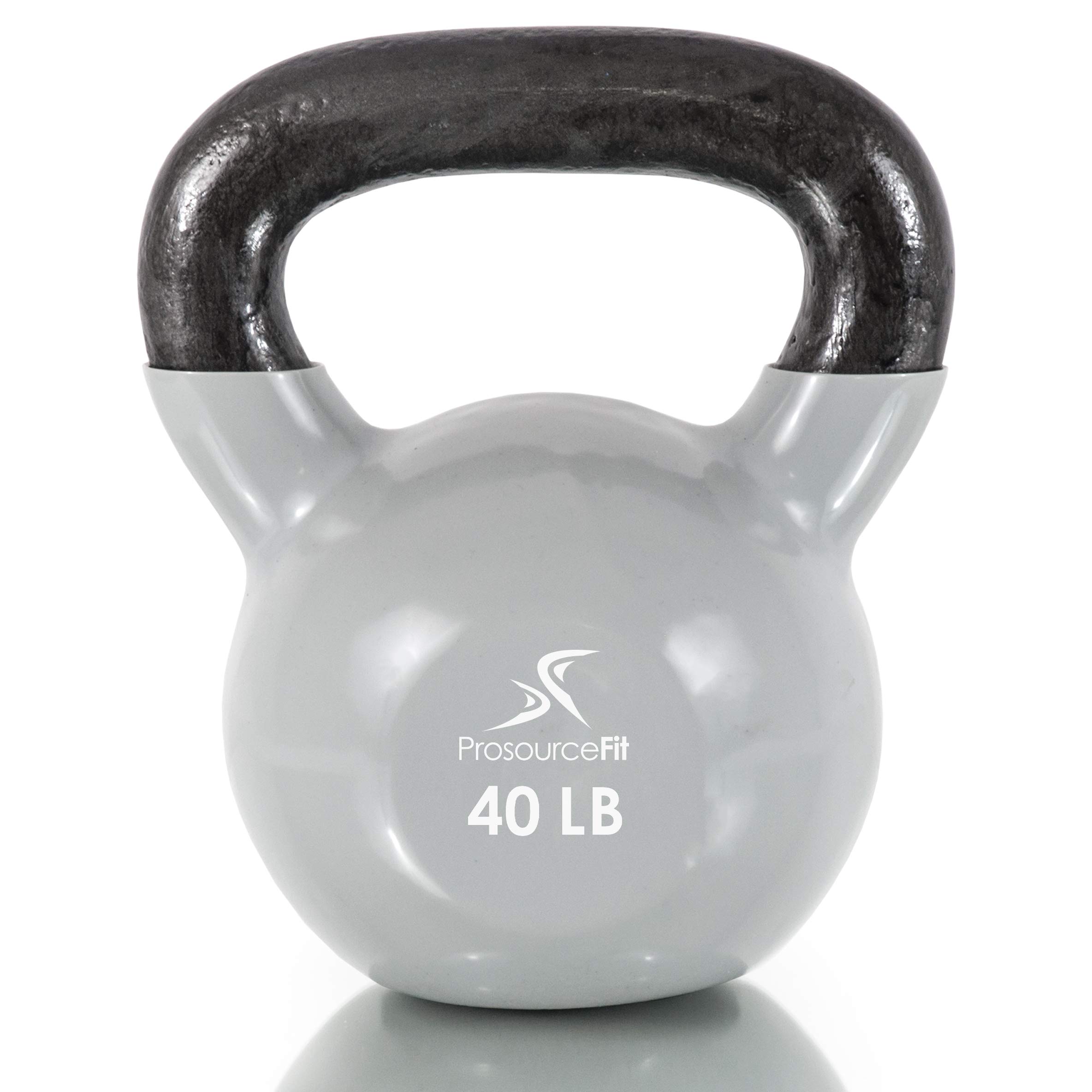ProsourceFit Vinyl Coated Cast Iron Kettlebell