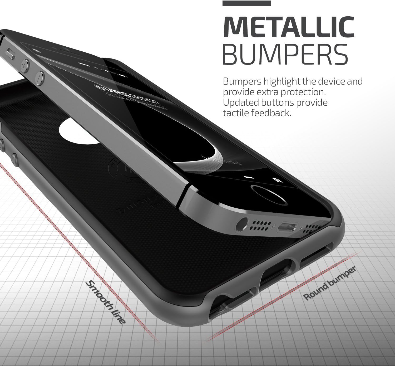iPhone 5S Case, VRS Design [High Pro Shield][Steel Silver] - [Military Grade Protection][Slim Fit] For Apple iPhone 5S